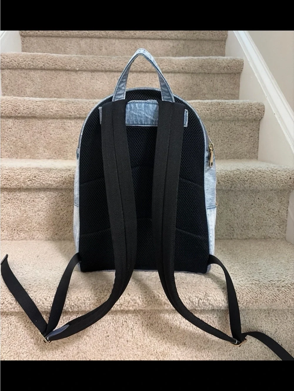 Coach Taylor Small Backpack in Loved Denim Blue